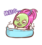 ah girl girl（個別スタンプ：17）