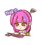 ah girl girl（個別スタンプ：34）