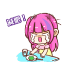 ah girl girl（個別スタンプ：37）