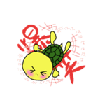 やさぐれ かめのすけ 2（個別スタンプ：35）