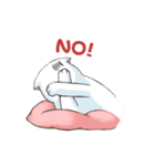 Scottish Fold-White Rabbit（個別スタンプ：26）