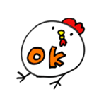 大阪のにわとりさん（個別スタンプ：10）