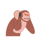 猿のスタンプ（個別スタンプ：39）