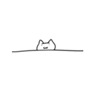 何を考えてるかわからない猫（個別スタンプ：16）