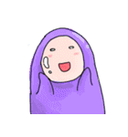 ゆるい全身タイツレインボー（個別スタンプ：9）