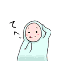 ゆるい全身タイツレインボー（個別スタンプ：11）