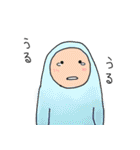 ゆるい全身タイツレインボー（個別スタンプ：32）