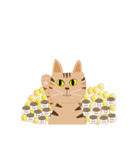 Pineapple cat 4（個別スタンプ：21）