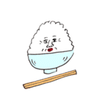 お残し白米さん（個別スタンプ：36）