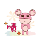Cute pink mouse（個別スタンプ：36）