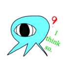 The eyes of the galaxy.2015（個別スタンプ：12）