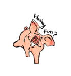 Enjoy！！Piggy！！（個別スタンプ：12）