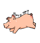 Enjoy！！Piggy！！（個別スタンプ：15）