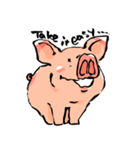 Enjoy！！Piggy！！（個別スタンプ：33）
