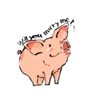 Enjoy！！Piggy！！（個別スタンプ：39）