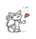 A cat is precipitate（個別スタンプ：2）