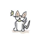A cat is precipitate（個別スタンプ：7）