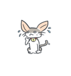 A cat is precipitate（個別スタンプ：8）
