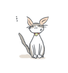 A cat is precipitate（個別スタンプ：15）
