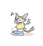 A cat is precipitate（個別スタンプ：18）