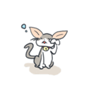 A cat is precipitate（個別スタンプ：22）