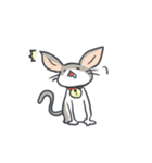 A cat is precipitate（個別スタンプ：23）