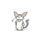 A cat is precipitate（個別スタンプ：24）