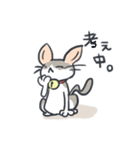 A cat is precipitate（個別スタンプ：29）