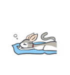 A cat is precipitate（個別スタンプ：32）