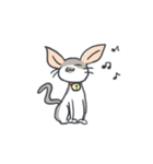 A cat is precipitate（個別スタンプ：38）