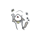 A cat is precipitate（個別スタンプ：39）