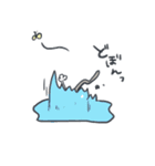 A cat is precipitate（個別スタンプ：40）