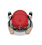 MooToon Chubby Boy (Eng Ver.)（個別スタンプ：4）