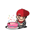 MooToon Chubby Boy (Eng Ver.)（個別スタンプ：22）