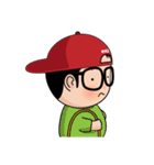 MooToon Chubby Boy (Eng Ver.)（個別スタンプ：24）