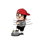 MooToon Chubby Boy (Eng Ver.)（個別スタンプ：29）