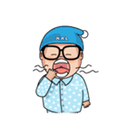 MooToon Chubby Boy (Eng Ver.)（個別スタンプ：34）