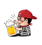 MooToon Chubby Boy (Eng Ver.)（個別スタンプ：36）