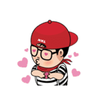 MooToon Chubby Boy (Eng Ver.)（個別スタンプ：40）