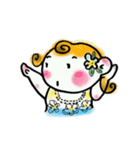ママのフラダンス（個別スタンプ：2）
