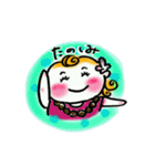 ママのフラダンス（個別スタンプ：11）