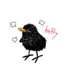 黒い鳥「ピータン」（個別スタンプ：25）