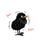 黒い鳥「ピータン」（個別スタンプ：30）