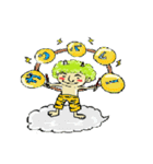 グーチョキ天パ  ジロ（個別スタンプ：22）