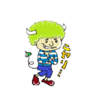 グーチョキ天パ  ジロ（個別スタンプ：36）