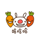 Red nose allergy Bunny（個別スタンプ：1）