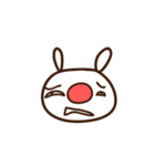 Red nose allergy Bunny（個別スタンプ：22）