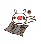 Red nose allergy Bunny（個別スタンプ：36）