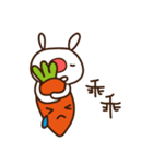 Red nose allergy Bunny（個別スタンプ：39）