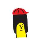 パンク髪のバナナ男（個別スタンプ：13）